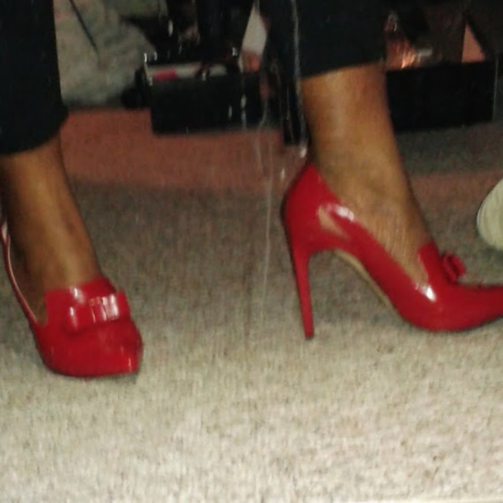 Blue Velvet Pumps - Picture 2 of 16